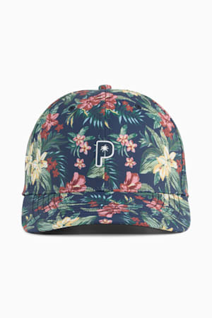 PUMA x PALM TREE CREW Floral Tech Golf Cap Men, Deep Navy, extralarge-GBR