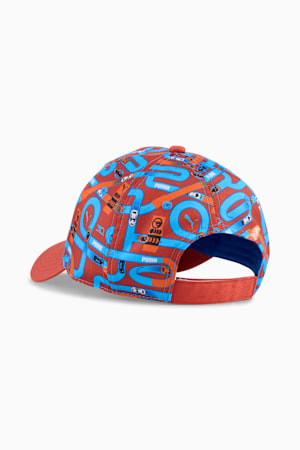 PUMA x HOT WHEELS™ Baseball Cap Youth, Red Fire-AOP, extralarge-GBR
