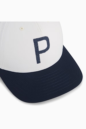 Crafted P Golf Cap Men, Warm White-Deep Navy, extralarge-GBR
