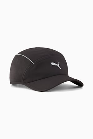 Runner Short Visor 5 Panel Cap, PUMA Black, extralarge-GBR