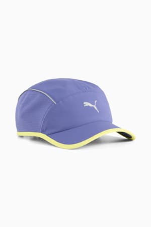 Runner Short Visor 5 Panel Cap, Blue Crystal, extralarge-GBR