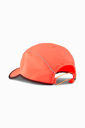 Runner Short Visor 5 Panel Cap, Glowing Red, extralarge-GBR