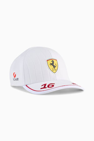 Scuderia Ferrari HP Leclerc Baseball Cap, PUMA White, extralarge-GBR
