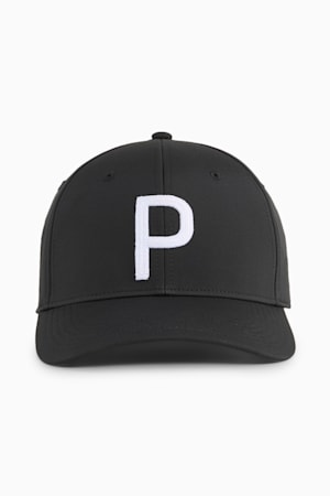 Heritage P Tech Golf Cap Men, PUMA Black-White Glow, extralarge-GBR