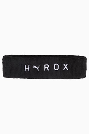 PUMA x HYROX Headband, Puma Black, extralarge-GBR
