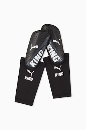KING Sleeve Shin Guards, PUMA Black-PUMA White, extralarge-GBR
