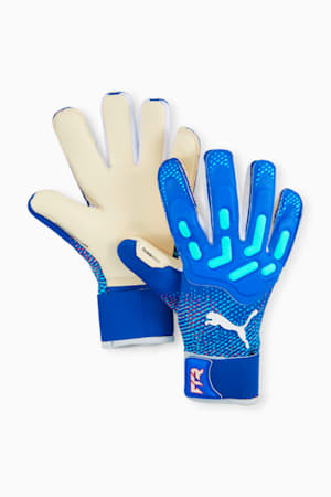 FUTURE Pro Hybrid Goalkeeper Gloves, Bluemazing-Sunset Glow-Electric Peppermint, extralarge-GBR