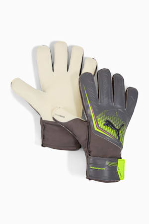ULTRA PLAY RC Goalkeeper Gloves, Matte Aged Silver-Yellow Alert, extralarge-GBR