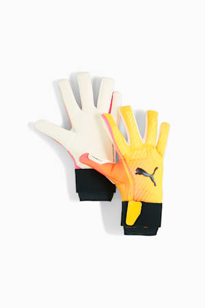 ULTRA ULTIMATE TRICKS Hybrid Goalkeeper Gloves, Sunset Glow-Sun Stream, extralarge-GBR