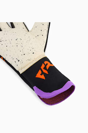 FUTURE Ultimate NC Football Goalkeeper Gloves, PUMA Black-Glowing Red-Purple Glimmer, extralarge-GBR