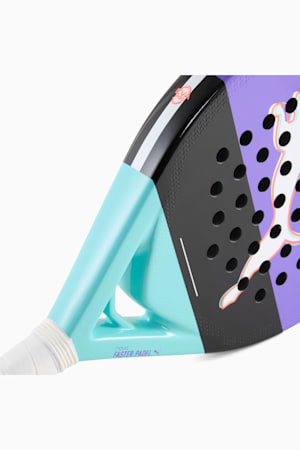 NOVA PADEL COURT Padel Racket Women, Purple Glimmer-PUMA Black-Aquatic-PUMA White, extralarge-GBR