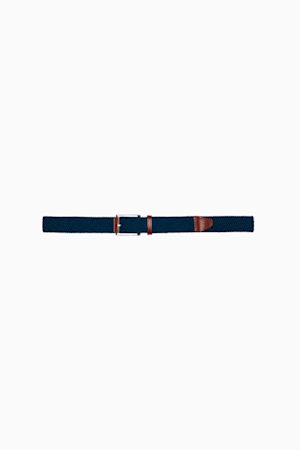 Braided Weave Men's Golf Belt, Deep Navy, extralarge-GBR