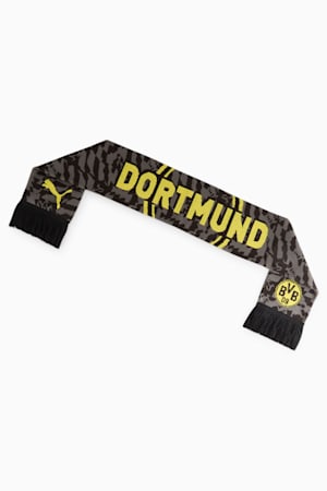 Borussia Dortmund ftblESSENTIALS Scarf, Faster Yellow-PUMA Black, extralarge-GBR