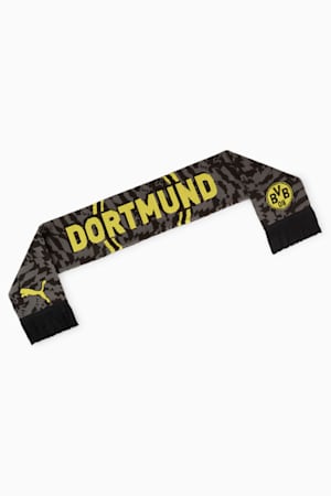 Borussia Dortmund ftblESSENTIALS Scarf, Faster Yellow-PUMA Black, extralarge-GBR