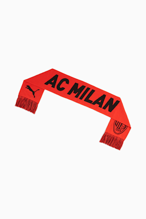 AC Milan ftblESSENTIALS Scarf, For All Time Red-PUMA Black, extralarge-GBR