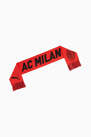 AC Milan ftblESSENTIALS Scarf, For All Time Red-PUMA Black, extralarge-GBR