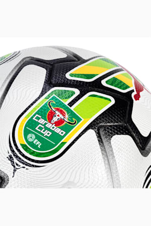 Orbita 1 Carabao Cup Football, PUMA White-Archive Green-PUMA Red, extralarge-GBR