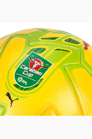 Orbita 1 Carabao Cup Football, Pelé Yellow-Amazon Green-PUMA Red, extralarge-GBR