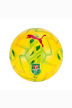 Orbita 1 Carabao Cup Football, Pelé Yellow-Amazon Green-PUMA Red, extralarge-GBR