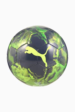 PUMA CUP Graphic ball, Yellow Alert-Green Glare-Galactic Gray, extralarge-GBR
