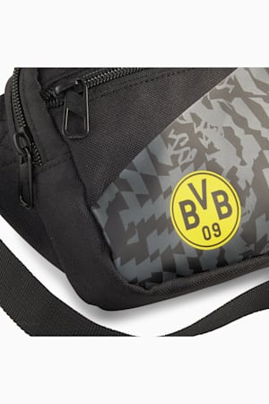Borussia Dortmund ftblCULTURE+ Waist Bag, PUMA Black-Faster Yellow, extralarge-GBR