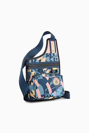 Manchester City ftblSTATEMENT Crossbody Bag, Marine Blue-Poppy Pink, extralarge-GBR