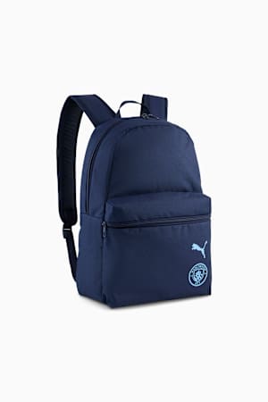 Manchester City Essentials Backpack (22L), PUMA Navy-Team Light Blue, extralarge-GBR