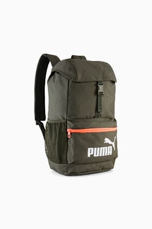 Phase Hooded 20L Backpack Youth, Dark Olive-Glowing Red, extralarge-GBR