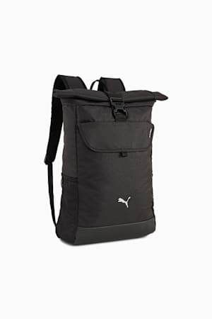 PUMATECH Roll Top 26L Backpack, PUMA Black, extralarge-GBR