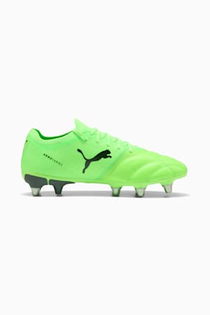 Avant Pro Men's Rugby Boots, Green Glare-PUMA Black-Galactic Gray, extralarge-GBR