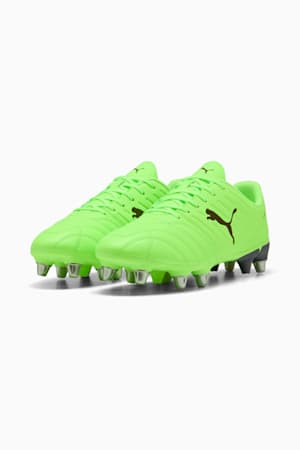 Avant Men's Rugby Boots, Green Glare-PUMA Black-Galactic Gray, extralarge-GBR