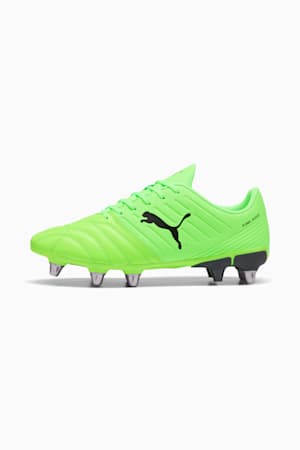 Avant Men's Rugby Boots, Green Glare-PUMA Black-Galactic Gray, extralarge-GBR