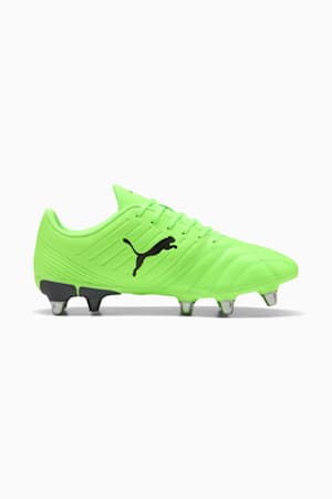 Avant Men's Rugby Boots, Green Glare-PUMA Black-Galactic Gray, extralarge-GBR