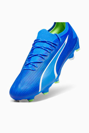 ULTRA ULTIMATE FG/AG Football Boots, Ultra Blue-PUMA White-Pro Green, extralarge-GBR