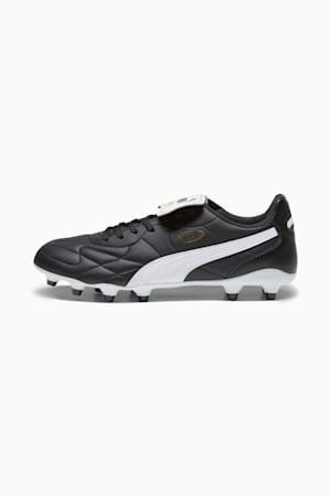 KING TOP FG/AG Football Boots Unisex, PUMA Black-PUMA White-PUMA Gold, extralarge-GBR