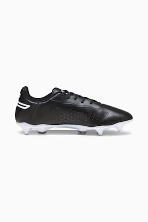 KING MATCH MxSG Football Boots, PUMA Black-PUMA White, extralarge-GBR