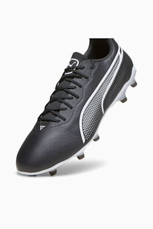 KING PRO FG/AG Football Boots, PUMA Black-PUMA White, extralarge-GBR