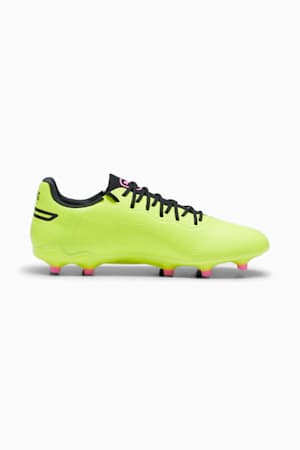 KING PRO FG/AG Women's Football Boots, Electric Lime-PUMA Black-Poison Pink, extralarge-GBR