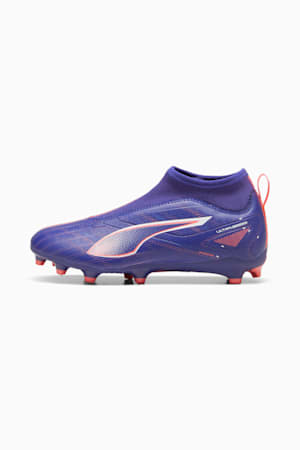 ULTRA 5 MATCH+ Laceless FG/AG Football Boots Youth, Lapis Lazuli-PUMA White-Sunset Glow, extralarge-GBR