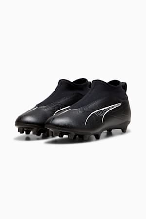 ULTRA 5 MATCH+ Laceless FG/AG Football Boots Youth, PUMA Black-PUMA White, extralarge-GBR