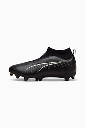 ULTRA 5 MATCH+ Laceless FG/AG Football Boots Youth, PUMA Black-PUMA White, extralarge-GBR