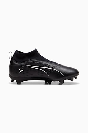 ULTRA 5 MATCH+ Laceless FG/AG Football Boots Youth, PUMA Black-PUMA White, extralarge-GBR