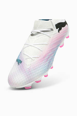 FUTURE 7 PRO+ FG/AG Football Boots, PUMA White-PUMA Black-Poison Pink, extralarge-GBR