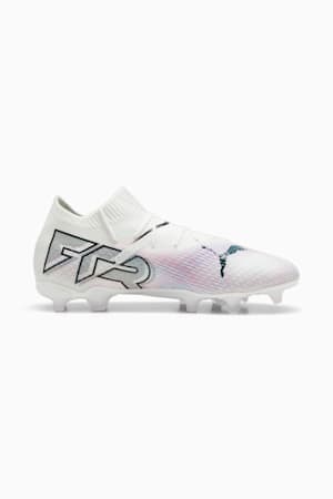 FUTURE 7 PRO FG/AG Youth Football Boots, PUMA White-PUMA Black-Poison Pink, extralarge-GBR