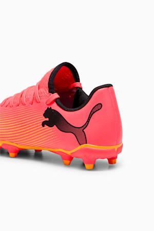 FUTURE 7 PLAY FG/AG Youth Football Boots, Sunset Glow-PUMA Black-Sun Stream, extralarge-GBR