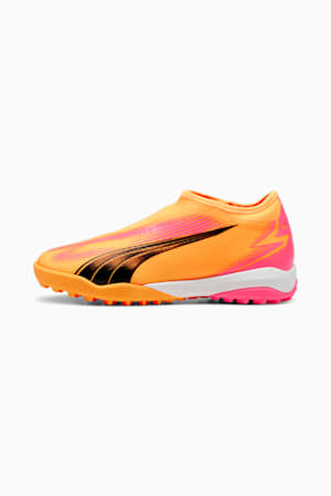 ULTRA MATCH LL TT Mid Youth Football Boots, Sun Stream-PUMA Black-Sunset Glow, extralarge-GBR