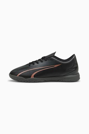ULTRA PLAY IT Youth Football Boots, PUMA Black-Copper Rose, extralarge-GBR