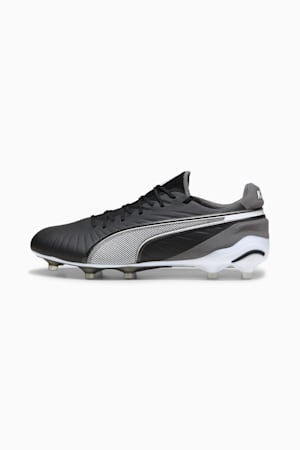 KING ULTIMATE FG/AG Football Boots, PUMA Black-PUMA White-Cool Dark Gray, extralarge-GBR