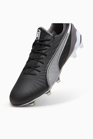KING ULTIMATE FG/AG Football Boots Unisex, PUMA Black-PUMA White-Cool Dark Gray, extralarge-GBR