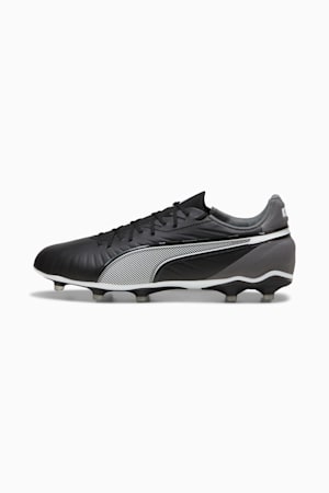 KING MATCH FG/AG Football Boots Unisex, PUMA Black-PUMA White-Cool Dark Gray, extralarge-GBR